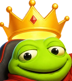 The crowned toad, mid-blink, unmoved.